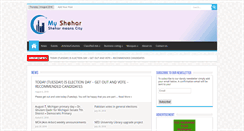 Desktop Screenshot of myshehar.com